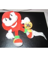 SONIC UNDERGROUND Denny&#39;s Plush Knuckles 2000 Video Game Stuff Toy c/w Tag - $825.22 MXN