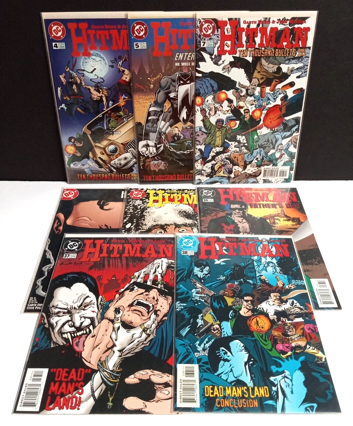 Hitman Garth Ennis #4-5 #7 #21-22 #36-38 Comic Book Lot 1996-99 NM DC (8 Books) - $19.99