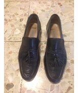 Bruno Magli Galea Men US 7.5 Black Loafer made in Italy - $115.47 CAD