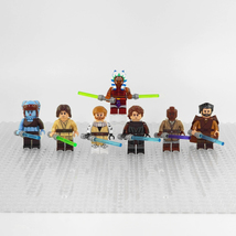 7pcs Star Wars Tales of the Jedi Dooku Ahsoka Obi-Wan Anakin Minifigures Set - £14.38 GBP