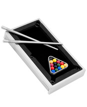 Bey-Berk Desktop Pool Table Game  ALUMINIUM DESKTOP POOL TABLE MINI BILL... - $55.95
