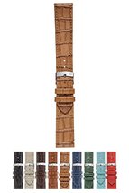 Morellato Juke Watch Strap - Light Brown - 20mm - Chrome-plated Stainless Steel  - £20.67 GBP