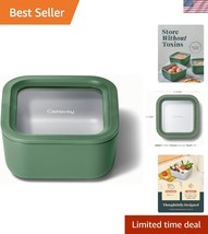 Non-Toxic 4.4 Cup Glass Lunch Box - Stylish Sage Container for Fresh Food - $67.49
