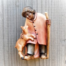 Shepherd with Goat for Nativity Scene set, Nativity Figurines,  Religious gifts - £44.28 GBP