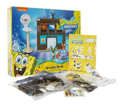 SpongeBob SquarePants Krusty Krab Snap &amp; Switch Construction Set 95 Pc NIB - £14.17 GBP