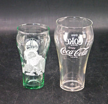 Pair of Enjoy Coke | Coca-Cola | Coke tumbler glasses. Christmas Santa. - £71.94 GBP