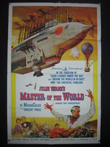 Master Of The WORLD-VINCENT PRICE-27X41-ORIG Poster VG/FN - $291.00