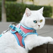 Luminous Adventure Cat Chest Harness with Reflective Traction Belt - £14.11 GBP