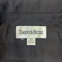 Danny & Nicole RN#67473 Women's Black 3-Button Blazer Jacket Size 12P image 3