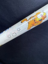 NOS 1978 Vintage Garfield Cat Gift Wrap Paper Congratulations Gibson 15 sq ft - £15.74 GBP