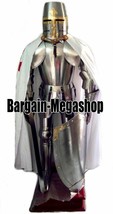 Fully Wearable Medieval Knight Suit Of Templar Armor Combat Full Body Ar... - $688.95
