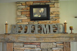 Wood Letters-8-10&quot; Painted Letters- &quot;REDEEMED&quot; Home Decor - £46.47 GBP