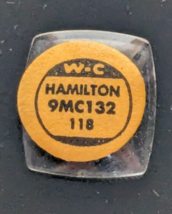 NOS W-C Watch Craft Mineral Glass Domed Crystal - Hamilton 9MC132 - 13.2x11.8MM - $17.81