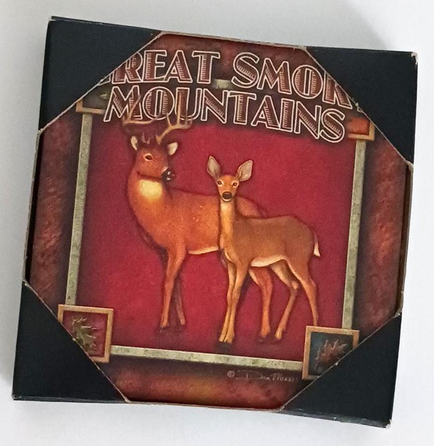Paperkraft Drinking Coasters Great Smokey Mountains Set 8 Paper Kraft Coasters