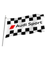 Audi Sport Chekered   Flag  3x5 outdoor, Size -3x5Ft / 90x150cm, Garden ... - $40.41 CAD