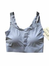 Tranquil &amp; True LASER LOUNGE BRA Light Blue Scoop Neck Pull Over Soft Si... - $12.19