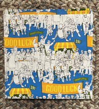 Vintage 70s Hallmark Graduation Good Luck Gift Wrap/Wrapping Paper 1 Sheet - £4.79 GBP