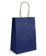 BIOBROWN Black Gift Bags with Handles 25 Pcs 5.9x3.15x8.26in Bulk Party - $93.65 MXN