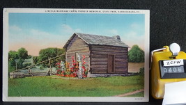 STD Vintage Lincoln Marriage Cabin Pioneer Memorial State Park Harrodsburg Kentu - £0.72 GBP
