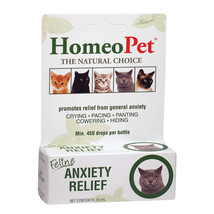 HomeoPet Feline Anxiety Relief Drops 1ea/15 ml - £18.15 GBP