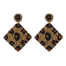 2 Pairs Rice Bead Earrings  (Golden E68688) - £11.36 GBP