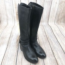 Sam Edelman Marlon Riding Boots Black Pebbled Leather in Women’s Size 8.5 - £39.50 GBP