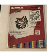 Vintage Dizzle Transfers Christmas Iron On Transfer Pre Shaded  1990 Box1 - $5.93