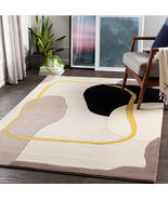 Hand Tufted Leopard Weaving carpet for living room, bedroom, sofa hall s... - $358.91 CAD