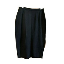 Merona Size L Large Skirt Black Stretchy Long Modest - £10.36 GBP