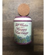 Ganz 50 Wishes for a Happy Marriage Jar Wedding Gift Shower - £8.79 GBP