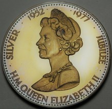 Queen Elizabeth II 25 Year Silver Jubilee Medal 1977 Proof~Free Shipping - $22.24