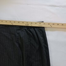 Back Zipper Women's Gray Skirt With Stripes Plus Size 22W Measured (42×27) image 8