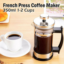 French Press Coffee Tea Maker 350ml Pressure Pot Hand-Made Filter Cup X 2 Pieces - £50.48 GBP