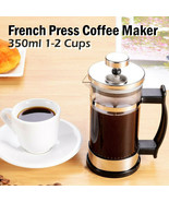 French Press Coffee Tea Maker 350ml Pressure Pot Hand-Made Filter Cup X ... - £49.68 GBP