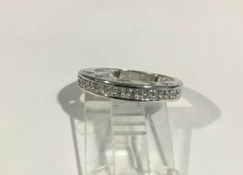 14k White Gold Diamond Women&#39;s Wedding Band Ring - $250.00
