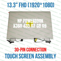 HP ProBook X360 435 G7 13.3&quot; LCD Touch Screen whole hinge up FHD M03429-001 - £206.26 GBP