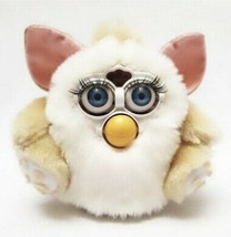 Furby fake POOPI knockoff furby brown white fur blue eyes HIGHLY RARE - $168.89