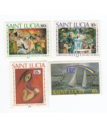 St.Lucia , Ensemble De 4 Timbres, MNH, Ah 352 - $12.36