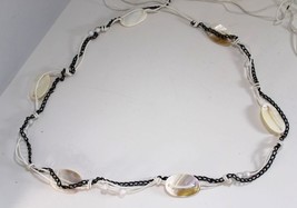 Mother of Pearl Belt Ladies MOP w/ Chain 54781 - £15.57 GBP