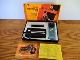 Kodak Tele-Instamatic 608 Camera in Box w- Sylvania Super 10 Flash Instructions - £23.92 GBP