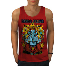 Wellcoda Disco Fever Elephant Mens Tank Top, Ganesha Active Sports Shirt - £14.84 GBP+