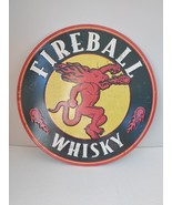 Fireball Whisky Flaming Dragon New Mancave Tin Metal Bar Sign 21&quot; - £26.10 GBP