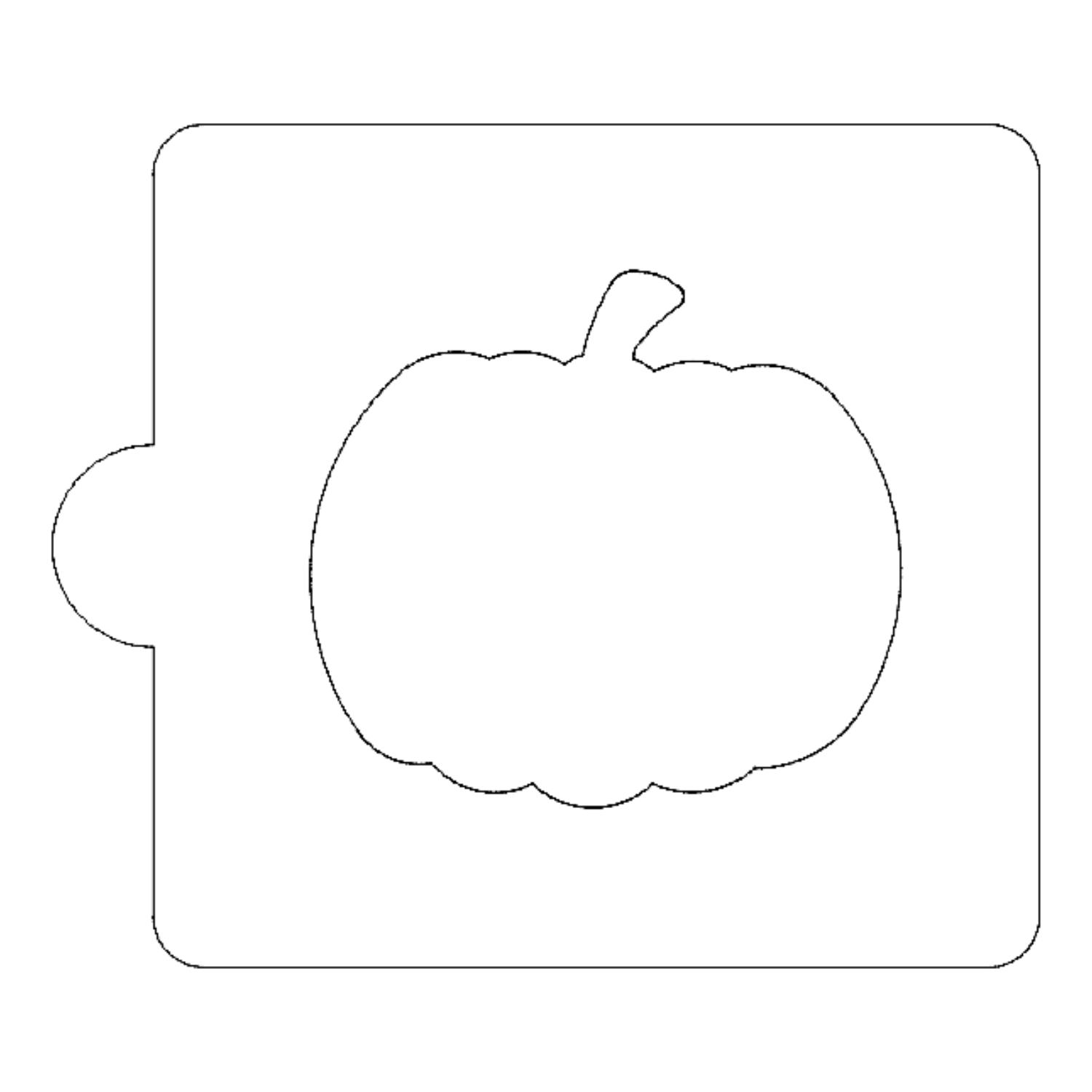 Pumpkin Fall Outline Stencil for Cookies or Cakes USA Made LS2939 - $3.99