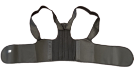 Posture Corrector Unisex Adjustable Full Back Brace &amp; Shoulder Straightener Sz L - $22.75