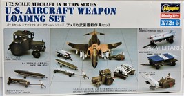 Hasegawa Aircraft In Action U.S. Aircraft Weapon Loading Set 1/72 Scale X72-5 - $29.75