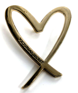 Victoria&#39;s Secret Open Heart Lapel Pin Promotional Fashion Jewelry Adver... - $277.08 MXN