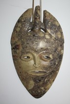 Rare Hand Carved African Shona Soap Stone Mask 10&quot; Home Bar Decoration Art Study - £29.69 GBP