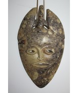 Rare Hand Carved African Shona Soap Stone Mask 10&quot; Home Bar Decoration A... - $699.91 MXN