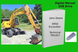 John Deere 495D Excavator Technical Repair Manual See Description - £18.65 GBP