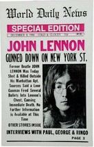 World Daily News Special Edition 1980 John Lennon Gunned Down on NY St. ... - £14.00 GBP